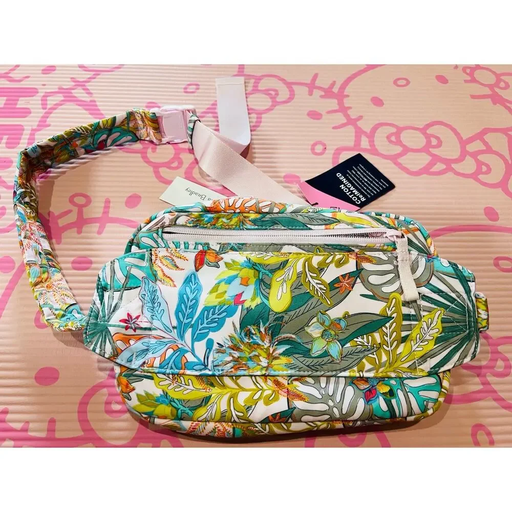 NWT❤️Vera Bradley Cottons Sling Backpack Rainforest